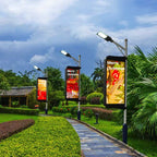 city banners for light poles