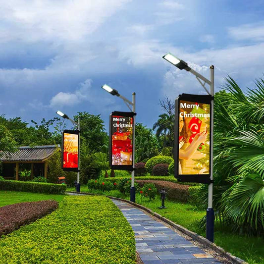 city banners for light poles