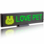 Leadleds modern office desk LED message display for reception areas and workplaces