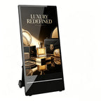 battery operated outdoor advertising display 1800cd brightness