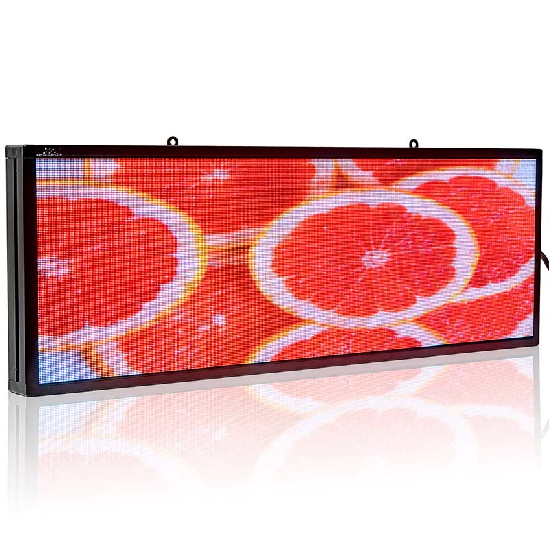Leadleds 3G 4G WiFi Control P2 HD Indoor LED Moving Message Signs Billboard Display, 32 × 12 in Secondary image
