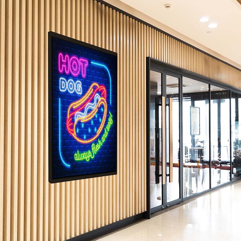 Leadleds Full Color LED Video Screen High Definition Display Message Board for Door Header