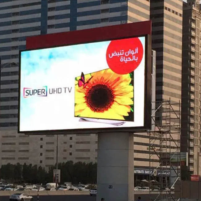 Leadleds 38 × 68in P6 Outdoor LED Advertising Display Screen Double Sided Imagen principal del producto