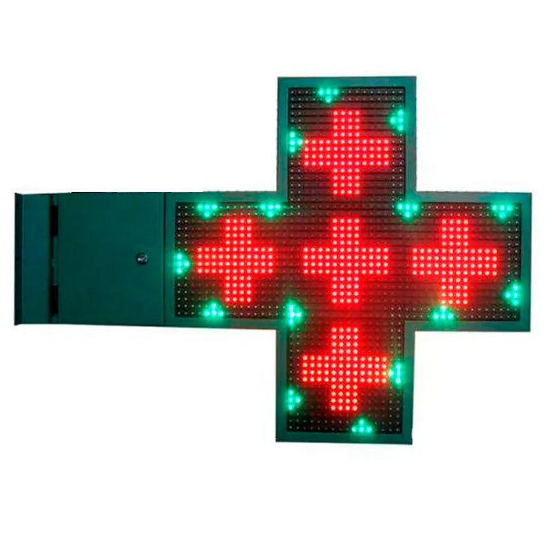 Leadleds 50 in vollfarbigen LED-Kreuzen, doppelseitige Apothekenbeschilderung Zweitbild