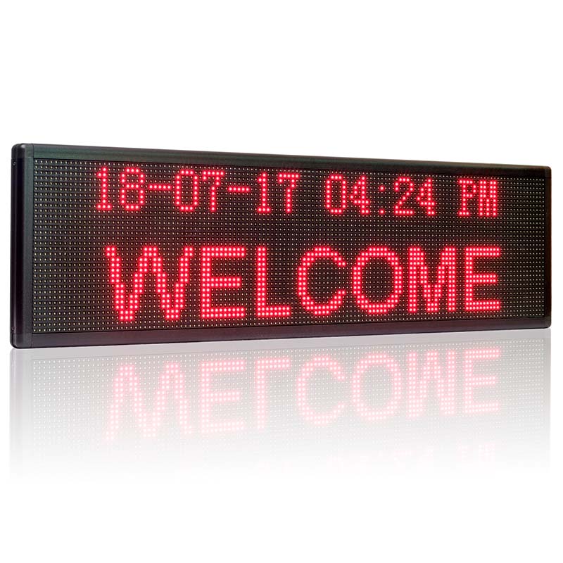 Leadleds RS232 RS485 Digital Led Display for Advertising Notice, 3 Col