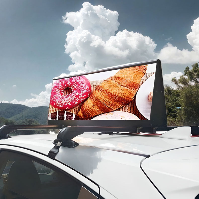 Double-Sided LED Car Roof Sign