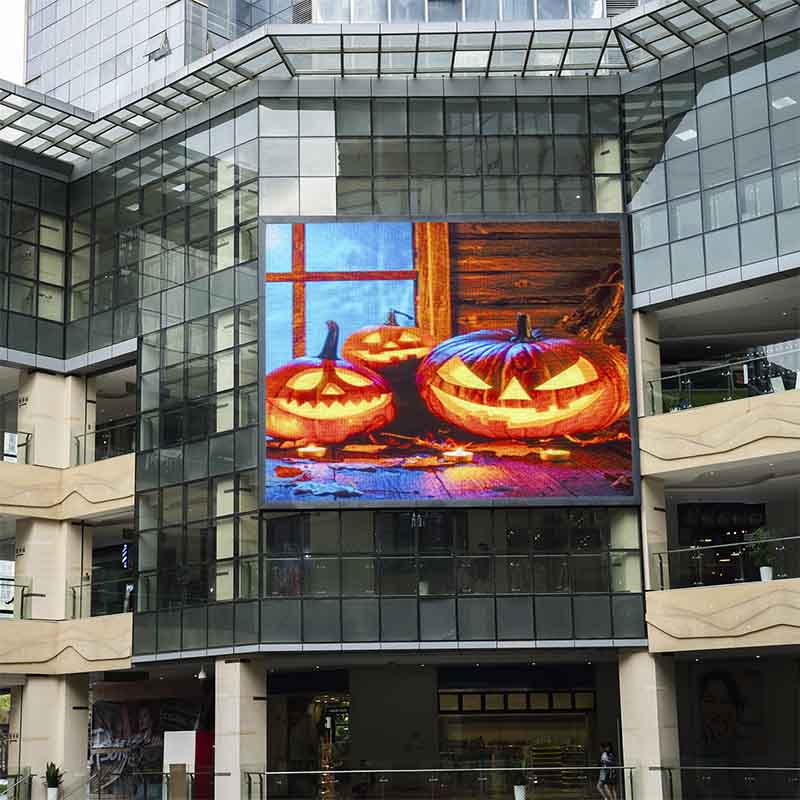 Leadleds Large Billboard Smart Signs Picture Video Display Screen 1.28 x 1.28M