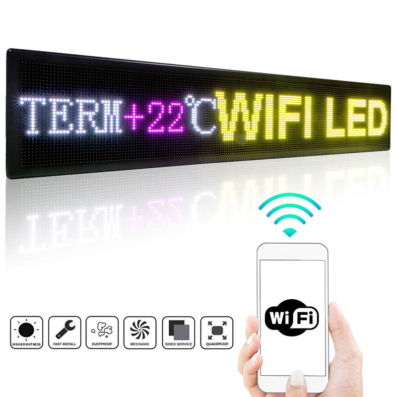 outdoor led programmable signs