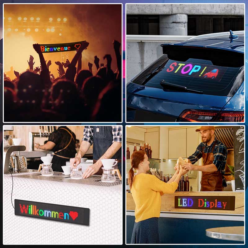 scrolling bright advertisng led signs