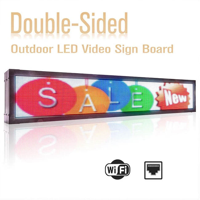 Leadleds P8 full color outdoor LED display sign for waterproof business messaging Main image