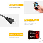 Leadleds Temperature and Humidity Display Industrial Temperature and Humidity Instrument Large