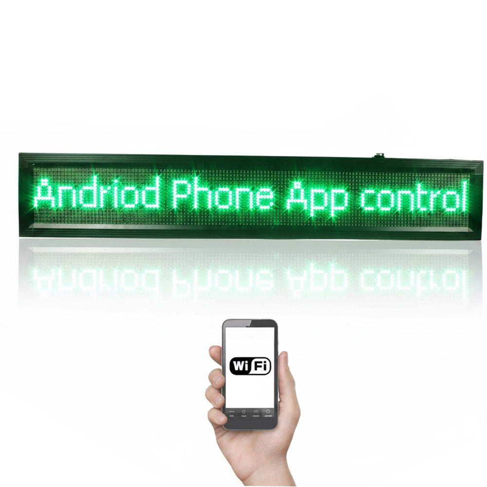 Leadleds Outdoor LED Signs Programmable WiFi Message Board