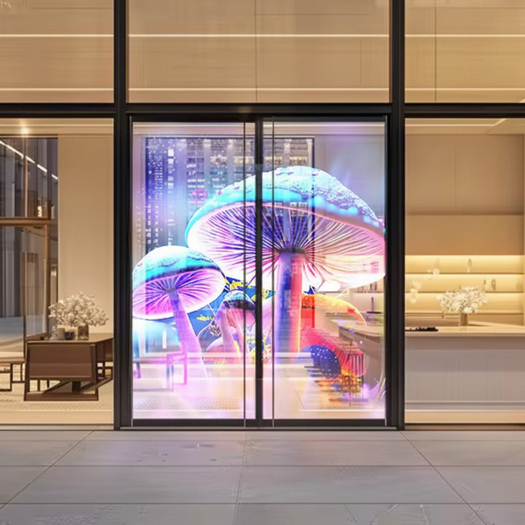 Leadleds Transparent LED Film Display – 90% See-Through Glass Window Screen Main image
