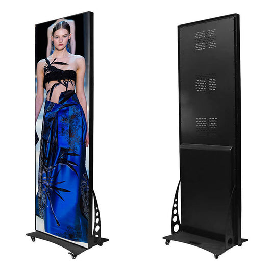 Leadleds 76 x 25in HDMI LED Poster Flooring Standing Portable Digital Singage Advertising Video Screen