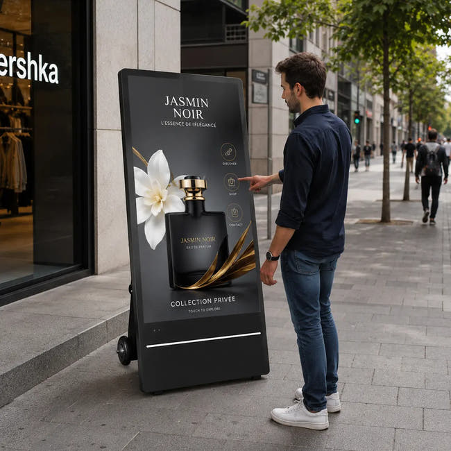 interactive touch screen outdoor digital signage 43 inch Secondary image