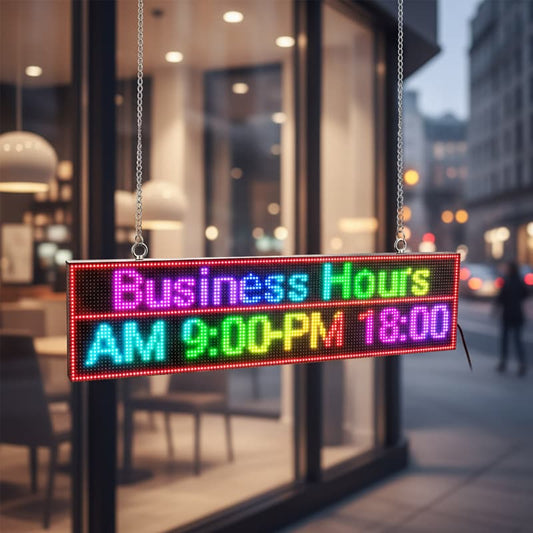 led business sign board