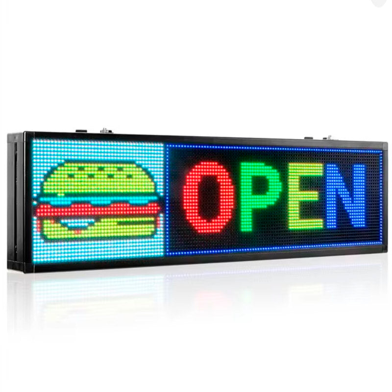 Paneles LED inteligentes con WiFi de Leadleds para publicidad en interiores de negocios y automóviles