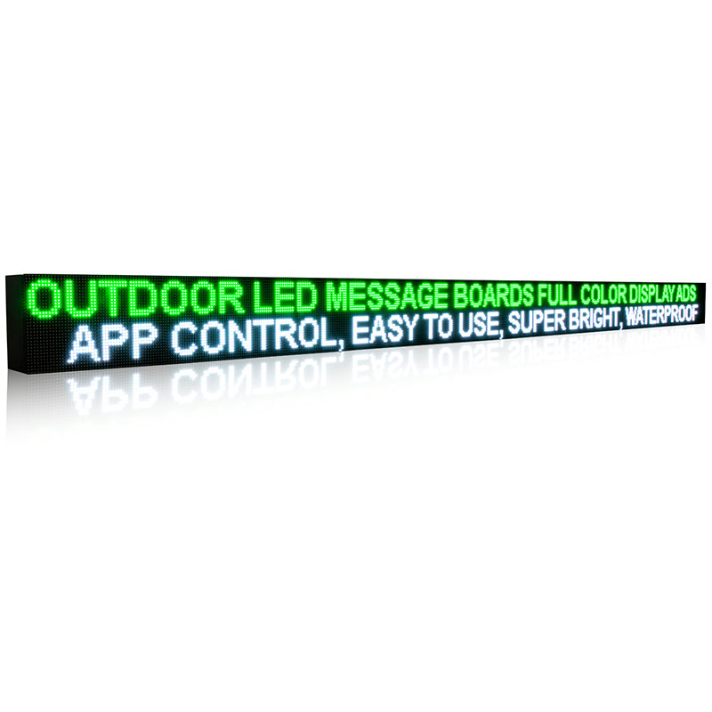 Leadleds 10 Ft Outdoor Led Sign Programmable Digital Scrolling Message Board With Light Sensor Secondary image