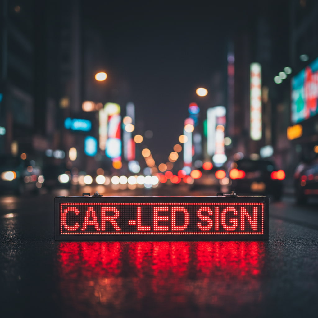 Red LED Scrolling Display Sign for Business Store Window Advertising