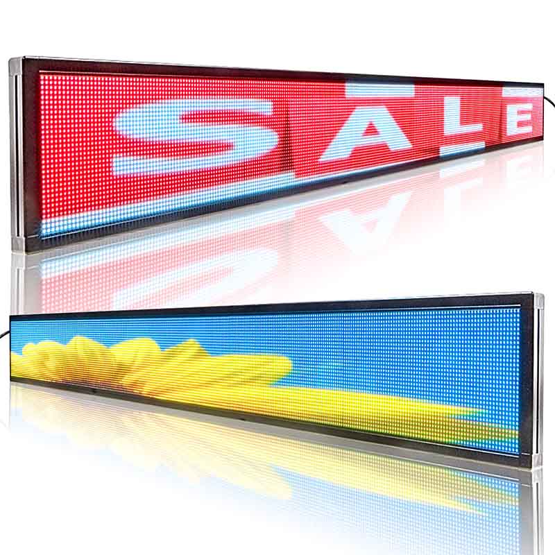 Leadleds 53 in Programmable LED Sign Board for Outdoor