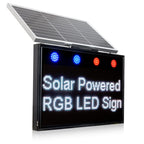 solar powered flashing led stop sign
