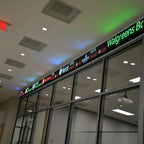 Leadleds Electronic Led Ticker Tape Display Board Digital Signage with SDK Docking Stock Market Finacial News