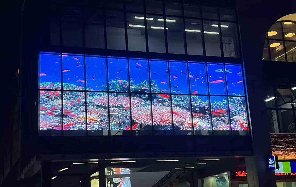 Transparent LED Window Display – Full Color See-Through Sign for Showroom and Exhibition | Leadleds