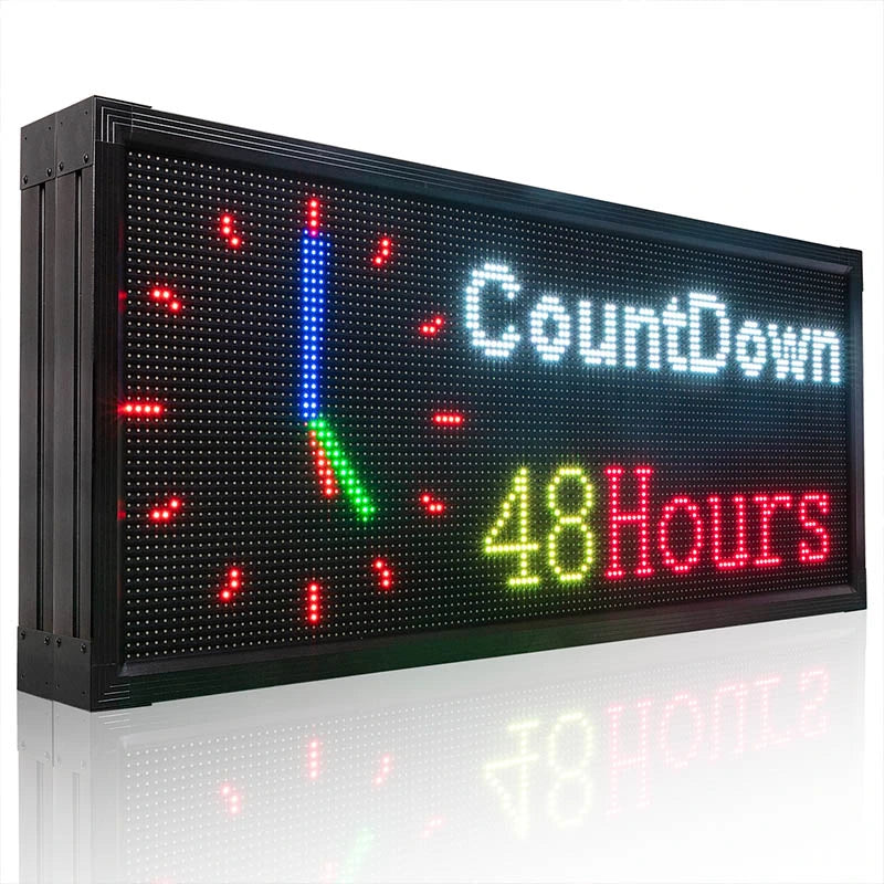 led countdown clock display