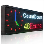 led countdown clock display