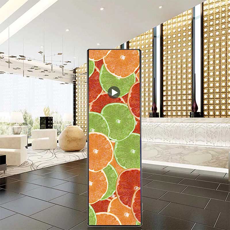 Leadleds 76 in Mobile Led Avdertising Poster Free Standing HD Media Screen for Store Shopping Mall Hotel