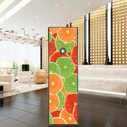 Leadleds 76 in Mobile Led Avdertising Poster Free Standing HD Media Screen for Store Shopping Mall Hotel