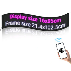 flexible touchscreen led display