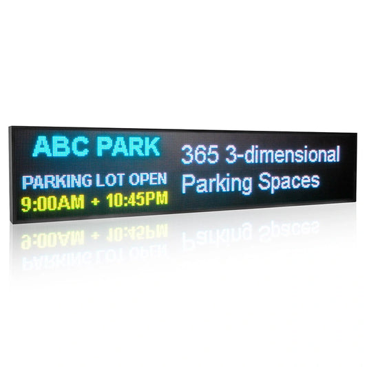 Leadleds 78 in High Definition Full Color LED Sign Durable Cabinet Message Board