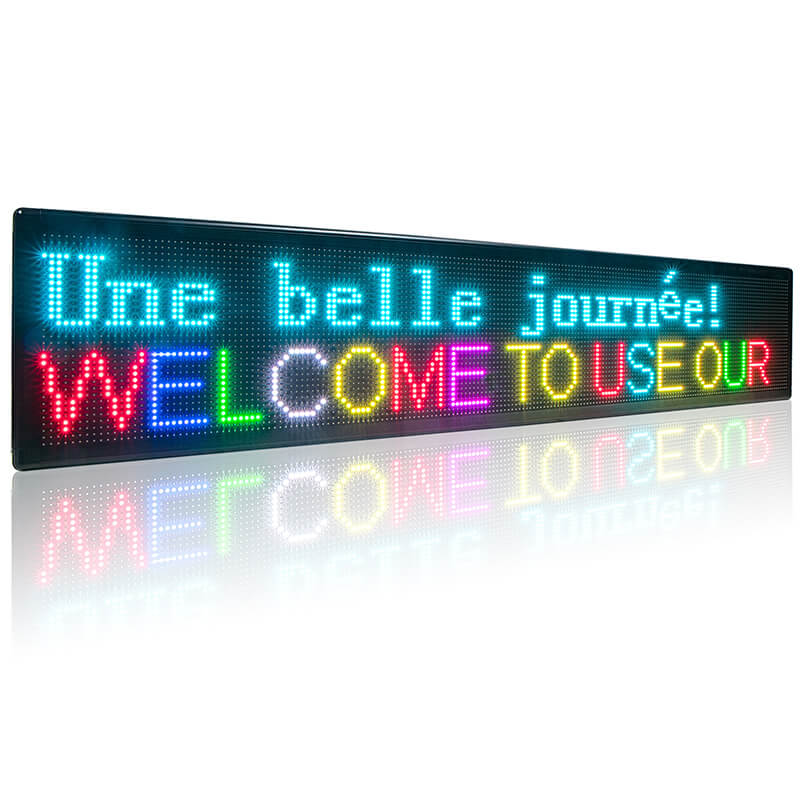 Leadleds Full Color Outdoor LED Programmable Sign With Light Sensor 162 inches Secondary image
