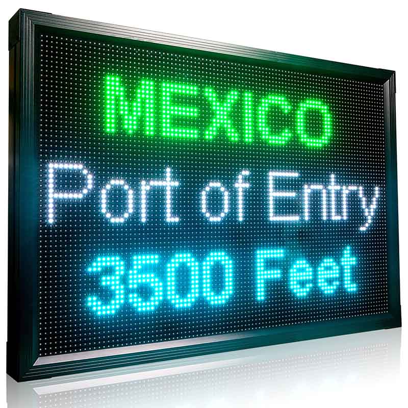 Leadleds Outdoor Digital Signage Double Sided Waterproof Programmable