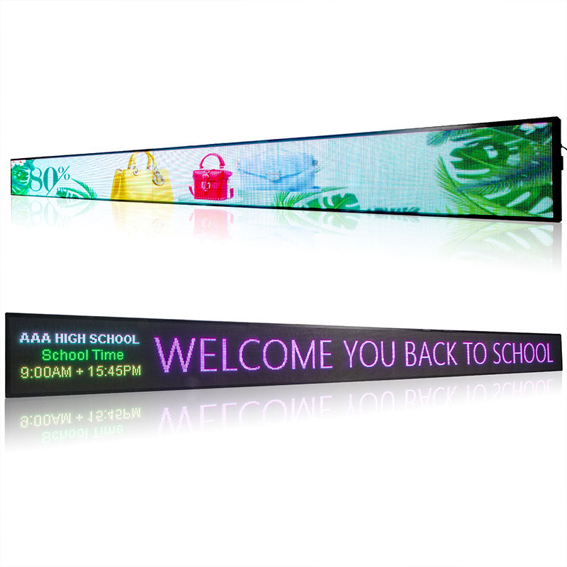 Leadleds Electronic Led Ticker Tape Display Board Digital Signage with SDK Docking Stock Market Finacial News Secondary image