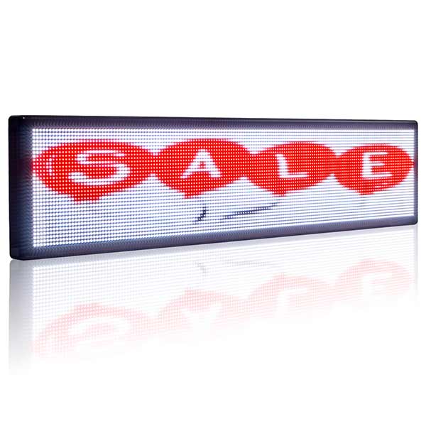 Outdoor Signs with Temperature Sensor Multi Color Yard Signs by Your Phone Programming Message Secondary image