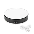 UNTCENT 7.7" Mirror Top Motorized Rotating Turntable Electric Rotating Display Stand