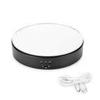UNTCENT 7.7" Mirror Top Motorized Rotating Turntable Electric Rotating Display Stand