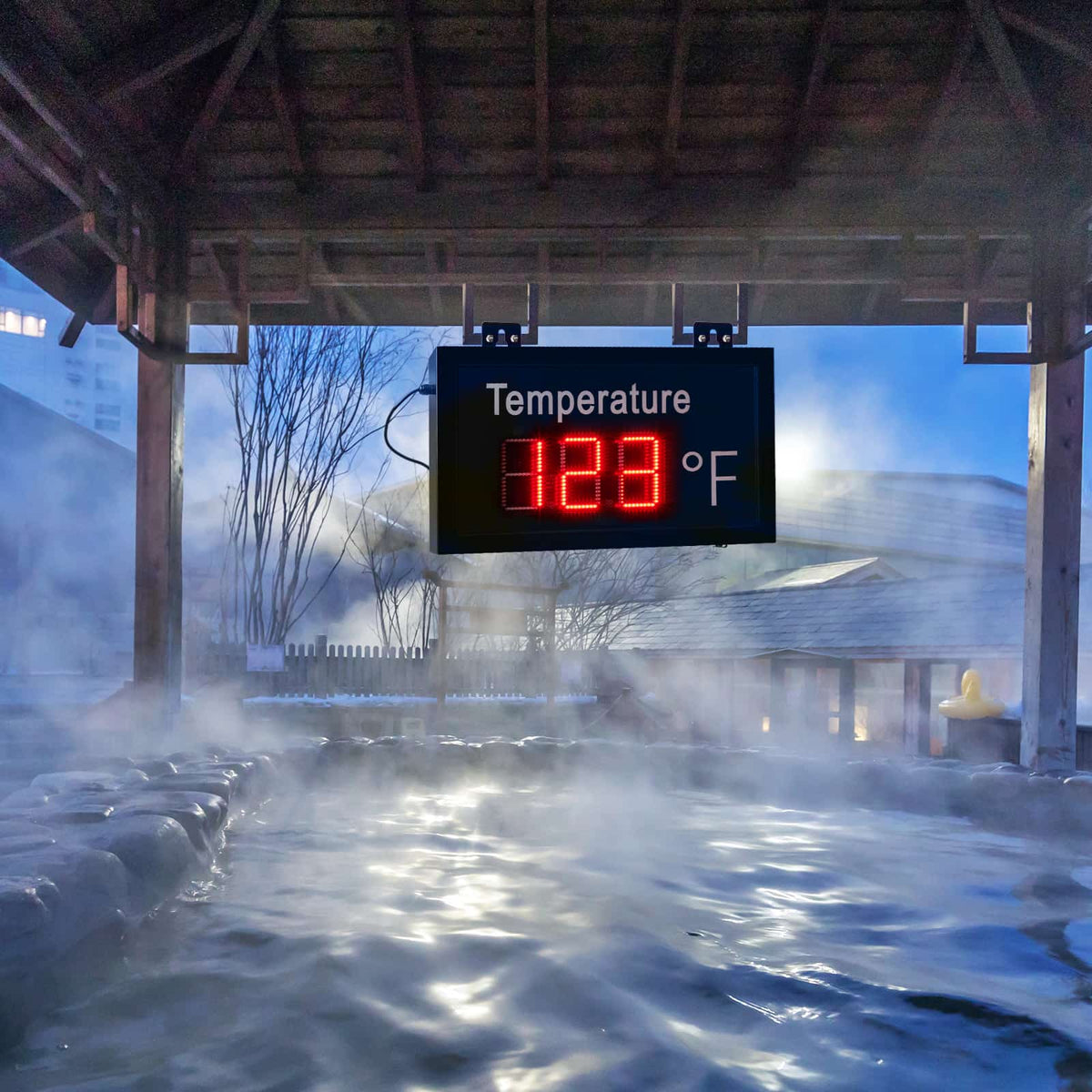 outdoor LED thermometer
