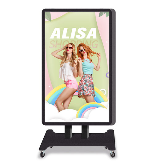 outdoor led poster with wheels
