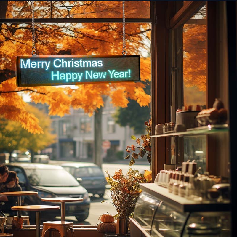 Leadleds 78 in LED Window Sign Video Wall Cost Effective for Your Business