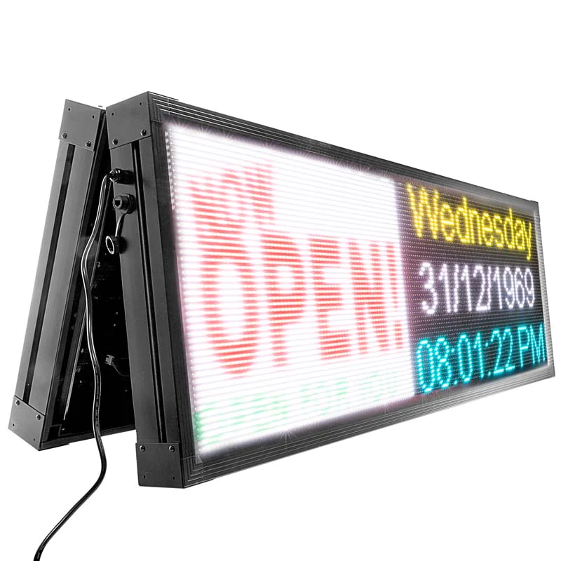 Leadleds Outdoor Digital Signage Double Sided Waterproof Programmable