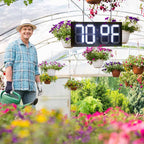 led temperature clock