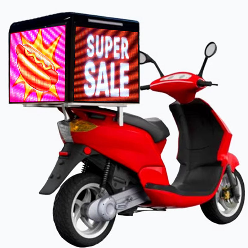 Leadleds 3-sided LED Screen Pizza Delivery Box Fullcolor Advertising Main image