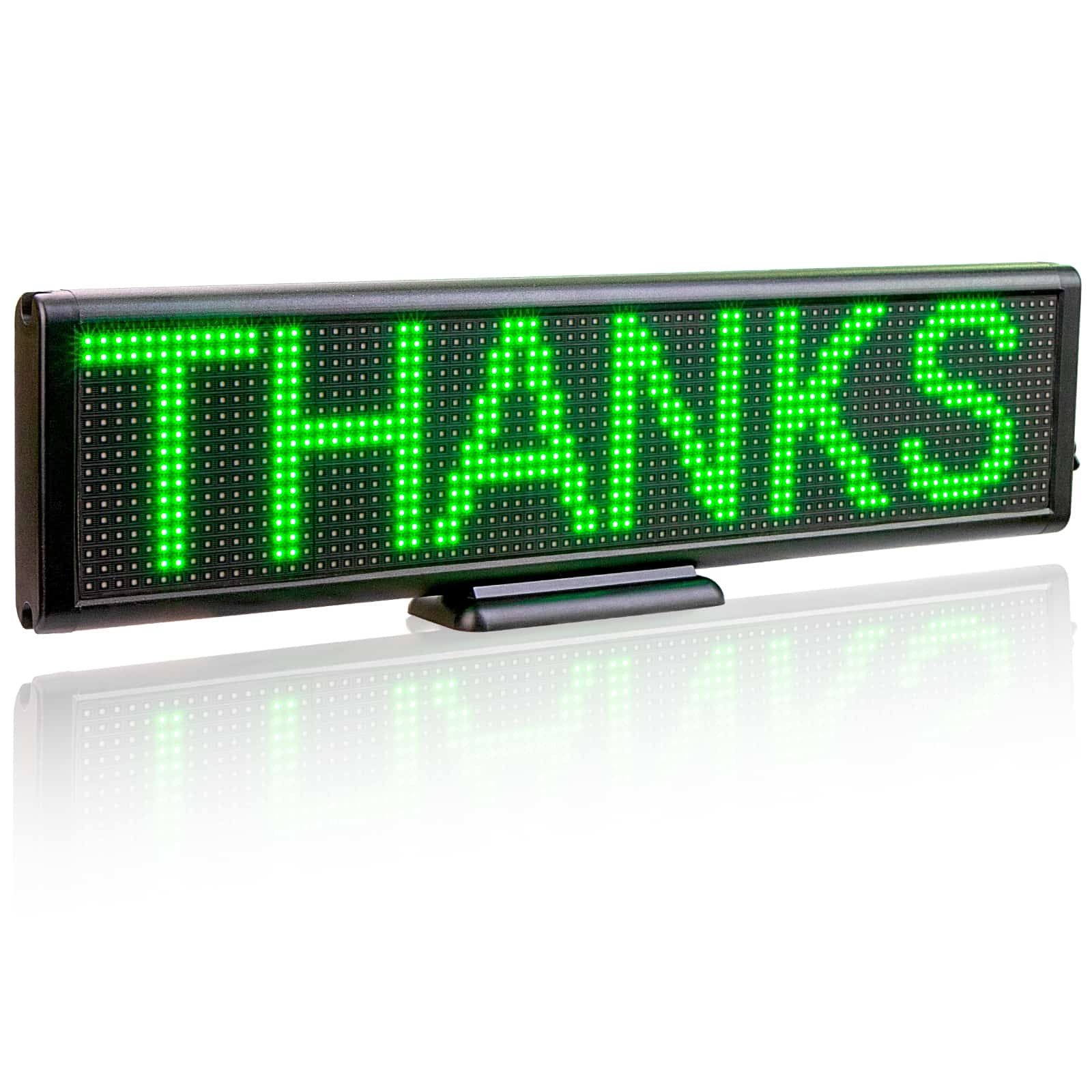 programmable led sign single color text display