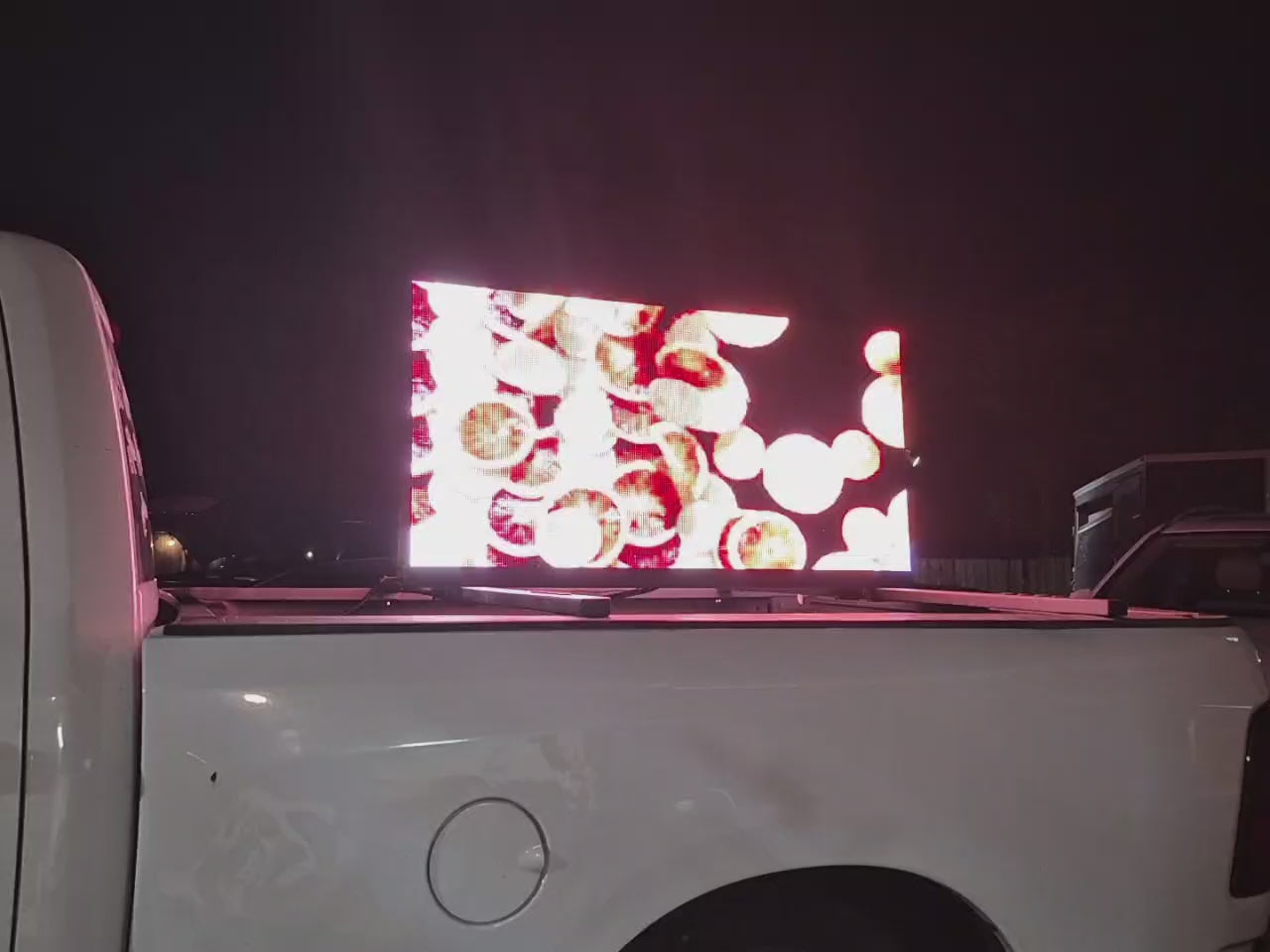 Leadleds 50 in Double Sided LED Sign Fullcolor Display Screen for Pickup Trucks