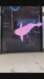 Leadleds Transparent LED Film Display 94.5" × 68.9" - Holographic Video Wall 90% See-Through