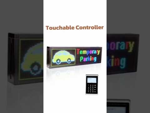 led bus sign with messages controller