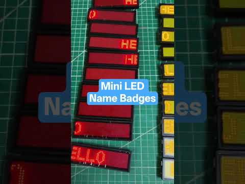 Leadleds Name Card Led Badge Scrolling Message Mini Led Sign Led Tag